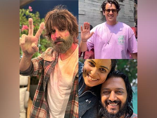 Kartik Aaryan, Vijay Varma, Riteish Deshmukh and more Bollywood celebs celebrate Holi; extend festive wishes to fans